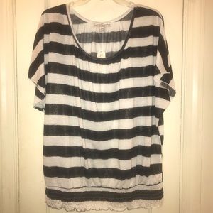 French Laundry Black and white top